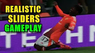 НОВЫЙ геймплей EA FC 25: реалистичные слайдеры | Уровень сложности мирового класса