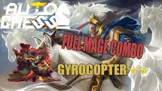 Dota Auto Chess - Combo Full Mage Gyrocopter 400 DPS - Rook Gameplay - Auto Chess 11