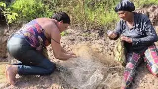 Pegamos camarão antes do rio peritoró encher 🎣🎣