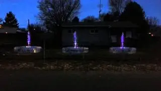 Owl City - Pepperment Winter (dancing water fountain) in HD