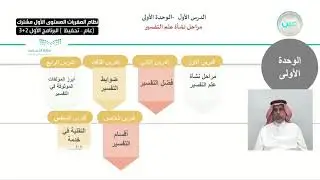 مراحل نشأة علم التفسير - التفسير (1)  - المستوى الأول مشترك (عام-تحفيظ) البرنامج الأول 3