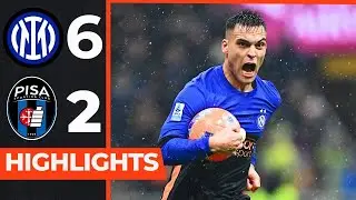 Highlights & All Goals:  Inter vs Pisa 6-2 | Lautaro Mart&iacute;nez Goal | Serie A 2025