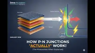 How P-N Junctions ACTUALLY Work (The Photovoltaic Effect Explained