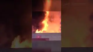 Vacant Warehouse Catches Fire