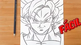 Cómo DIBUJAR a GOKU BLACK ROSE 🎨 Paso a Paso Fácil con Lápiz