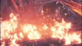 Monster Hunter meets Final Fantasy - Behemoth Cutscene and Fight
