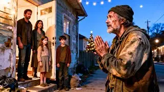 THEY WELCOMED A HOMELESS MAN on Christmas… Without Knowing HE WAS JESUS IN DISGUISE