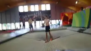 Trampoline quint back flip🤩🤩