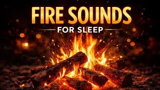 Sleep ASMR Crackling Fire 🔥 | Deep Peaceful Rest Sound Healing Guided Meditation