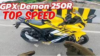 GPX Demon 250R 0 to 100 with Top speed 💥