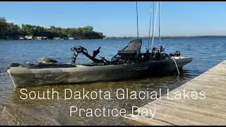 Kayak Tournament Practice Turns SKETCHY | South Dakota Glacial Lakes Kayak Fishing