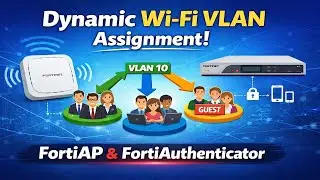 Dynamic Wi-Fi VLAN Assignment: FortiAP & FortiAuthenticator Enterprise Setup (802.1X)