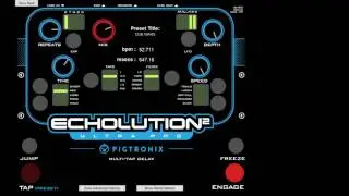 Pigtronix Echolution 2 Ultra Pro Delay Pedal Presets - 1-10 Demonstration