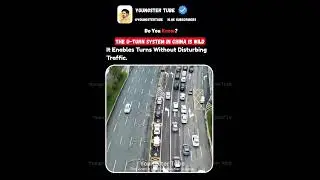 🤯 World&rsquo;s Smartest Road Design? China&rsquo;s U-Turn Trick Is Breaking the Internet! 🚗⚡ #explore