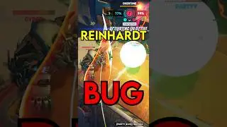 REINHARDT GLITCH That Almost LOST A Game Of Overwatch #shorts #overwatch2 #overwatch #ow2 #ow