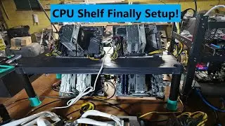 Finally Added Shelf for CPU Rigs | Adding Another 7950x3D Soon!