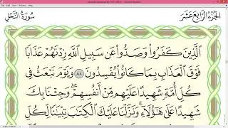 Practice reciting with correct tajweed - Page 277 (Surah An-Nahl)