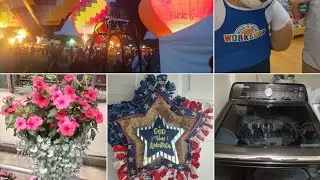 June Vlog- Wreath Making, Pantry Organization, Father's Day, Mini Hauls & A New Washing Machine!! 🇺🇸