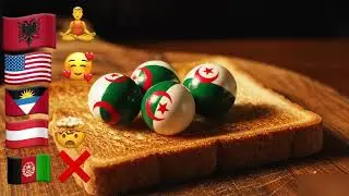 Relaxing AI ASMR | Flag Spreading on Bread 🍞🌍 (Episode 5)