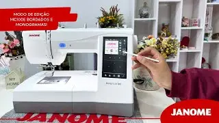 Modo de edi&ccedil;&atilde;o MC100E bordados e monogramas!