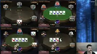 $10 to $10000 - (NO SOUND!) MINDSET RESET PART 2! (EP. 41) | Poker Bankroll Challenge 2023