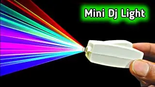 🔥Mini Dj Light kaise banaye ✅//How to Make Dj Light Electric Bed switch🎇 //