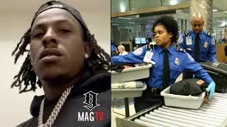 Rich The Kid Gets Stopped By TSA With $50k In Cash! 💵