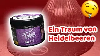 Ein Traum von Heidelbeeren | Blue Bay - Taboo| DNO Shisha 💨