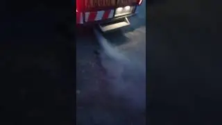 Black smoke.... ambulance #bjp #ambulance #tatamotors