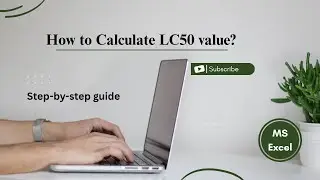 Probit analysis and How to Calculate LC50 value