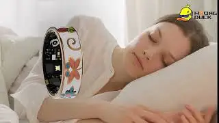 Wrongduck Butterfly Floral Bluetooth Smart Ring Health Tracker