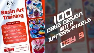 This Flyer Will Fill Up Your Next Workshop! | Resin Art Flyer Design