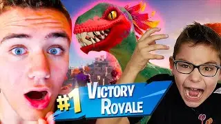 ON DÉCOUVRE LES DINOSAURES DANS FORTNITE !!😱
