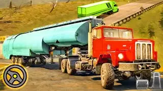 Oil Tanker Truck 3D Game - Offroad Cargo Truck Driving Simulator | Android Gameplay