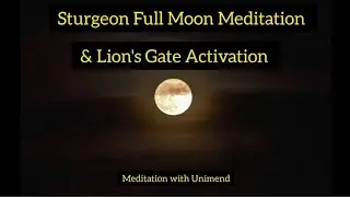 Full Sturgeon Moon Meditation and Lions Gate Activation