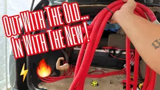 Fixing Damaged Power Wire Run Pt. 2 : Running New Power Wire & Making Homemade Clamps