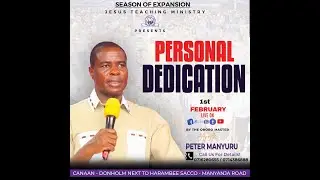 PERSONAL DEDICATION SUNDAY SERVICE~Updates.