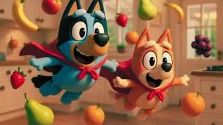 Bluey Snack Time Adventure 🍎 Funny Story for Kids | Bluey and Bingo Playtime  #Bluey #KidsCartoon