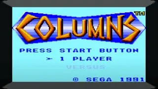 Vid&eacute;otest Columns sur Game Gear ! (Test GG)