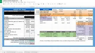 January 2018 | Monthly Budget | DebtFee.cf | Baby Steps 4,6