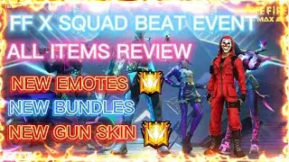 FREEFIRE NEW SQUAD BEATZ ALL BUNDLE | SQUAD BEATZ EVENT ME KONSA BUNDLE FREE MILEGA | SQUAD BEATZ FF