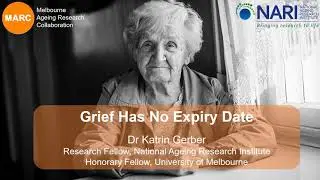 Research Poetry  -  MARC Grief in older people -  Dr Katrin Gerber