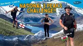 UK Three Peaks Challenge in Under 24 Hours! | Ben Nevis, Scafell Pike & Snowdon Highlights