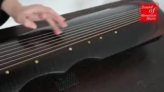 Concert Grade Aged Fir Wood Guqin Instrument Chinese 7 String Zither Fu Xi Style