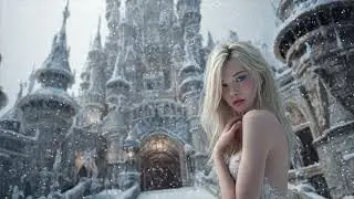 Medieval Winter Ambience ❄️ Gentle Snow Fall | Fantasy Music for Sleep, Focus and Relaxation
