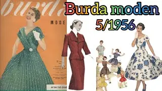 Burda moden 5/1956 , Review 🌷&hearts;