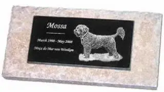 Pet Marker Memorial Monument Gravestone Garden Markers Memorials Dog Cat SPV