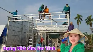 CHÍNH THỨC DỰNG NHÀ CHO GIA ĐÌNH EM TINH Ở SÓC TRĂNG I Trang Miền Tây 