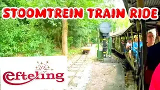 CHOO CHOO! Stoomtrein Steam Train Ride POV | Efteling Theme Park [4K]