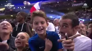 Célébration stade de France танец футболистов